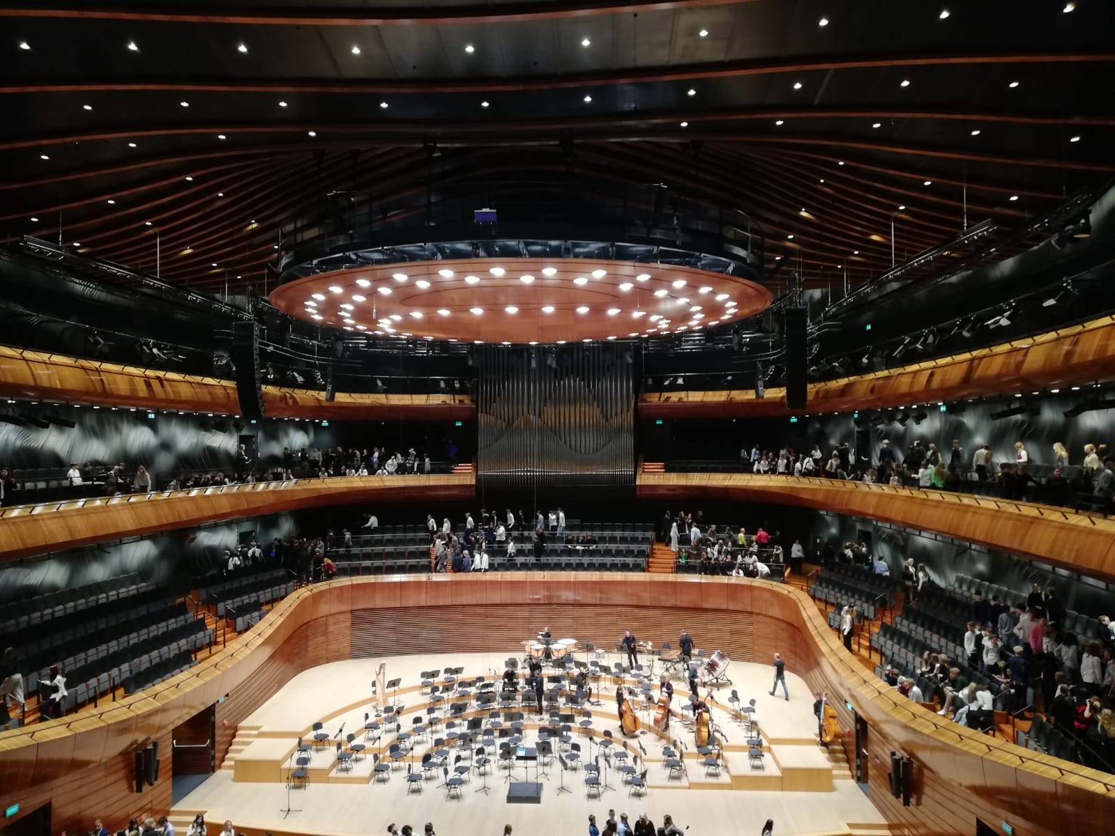 Sala koncertowa NOSPR  - z koncertu 14 XI 2025