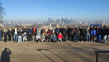 Greenwich – cała grupa uczestników wycieczki