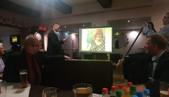 zdjęcie z video spotkania z wychowawczynią