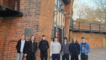 Podczas zwiedzania Torunia