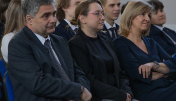 Dyrekcja podczas akademii