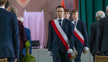 Poczet sztandarowy szkoły