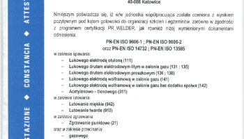 certyfikat