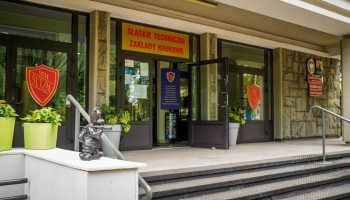 figurka Beboka z lewej strony wejścia do Śl.TZN