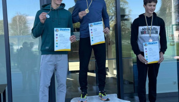 zwycięzcy w biegach, I miejsce na podium uczeń Śl.TZN