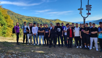 Uczniowie klasy 4D podczas wycieczki do Brennej 8 do 10 października 2024